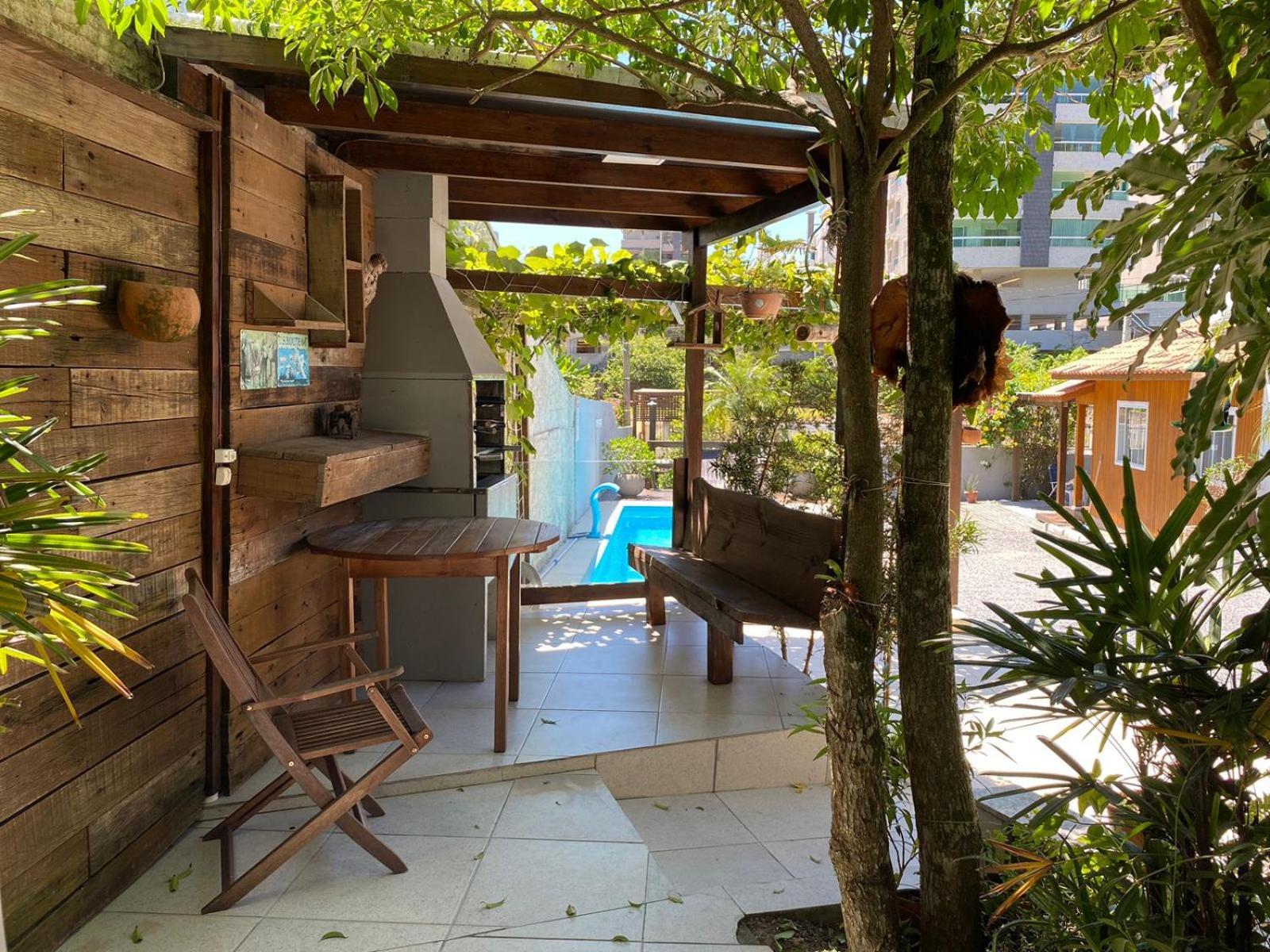 Residencial Com Piscina Possui Jacuzzi Aquecida Com Hidromassagem Villa Bombinhas Ngoại thất bức ảnh